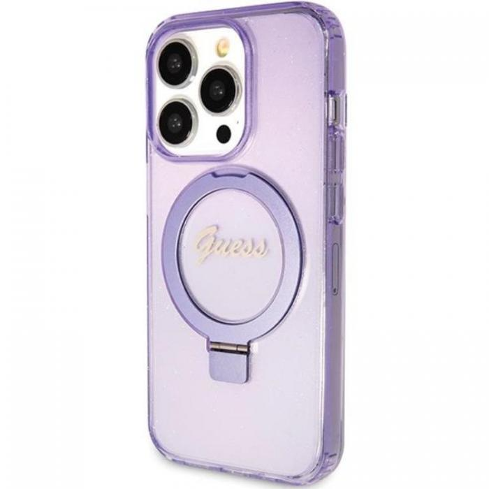 Guess iPhone 15 Pro Max Mobilskal Magsafe Script Glitter (Copy)